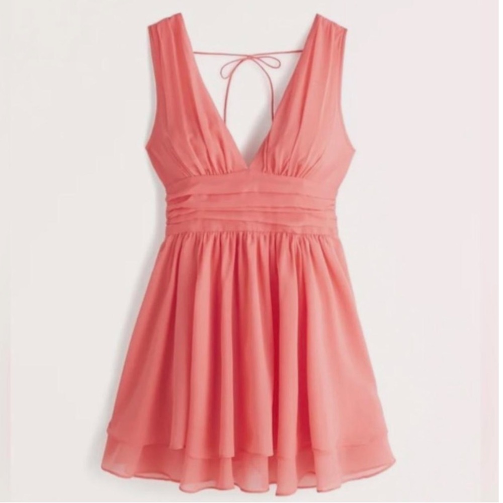 Abercrombie  plunge mini dress